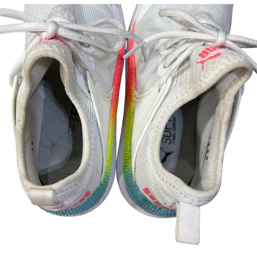 PUMA Childs Pacer Next Cage Sneaker Neon 6C (Women's 8) Running Shoe - Picture 10 of 11